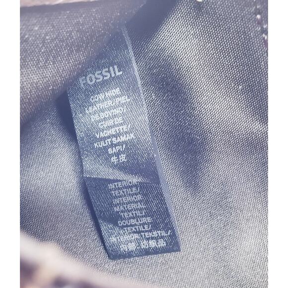 NWOT FOSSIL Lufkin Men's Brown Leather Zip Around Bifold Wallet - Picture 8 of 13